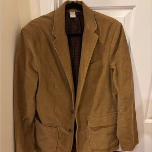 L.L. Bean Brown Corduroy Blazer